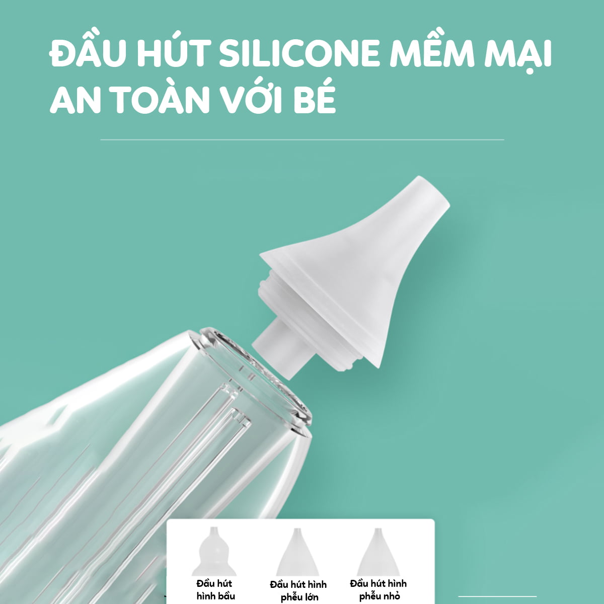 Máy Hút Mũi Kamidi Fastly Hút Êm Dịu Nhẹ Nhàng Tích Hợp Nhạc Cho Bé, Hàng Chính Hãng